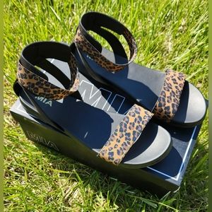 Women's MIA Lydya Sandal Leopard/Black